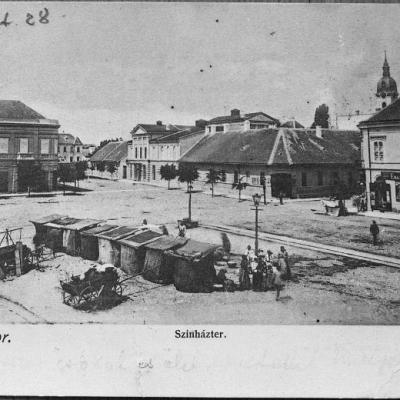 Pozorisni Trg Razglednica Iz 1903. Zbirka Nandora Majera